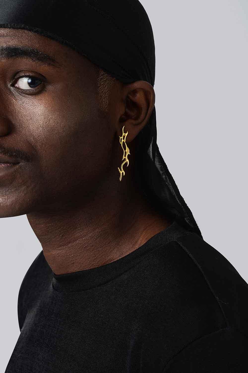 Dieci Dita-Flames Earring-Küpe-4-Milagron.com