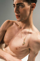 Dieci Dita-Full Moon Earring-Küpe-2-Milagron.com