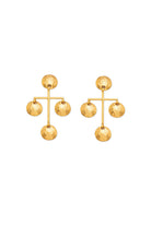 Dieci Dita-Gold Ornament Earring-Küpe-1-Milagron.com