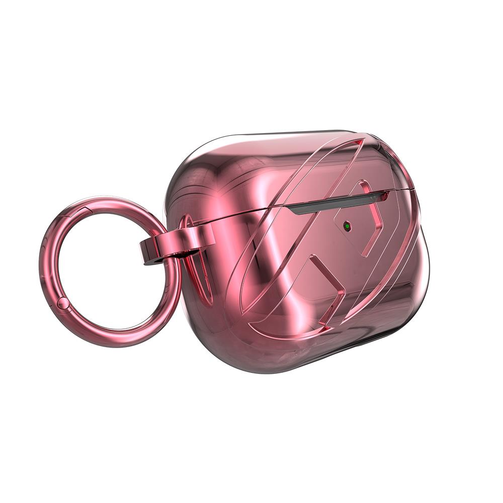 Diesel Airpods Pro / Pro 2 Için Parlak Kılıf - Pembe