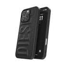 Diesel Iphone 16 Pro Max Uyumlu 3D Biscotto Kılıf - Siyah
