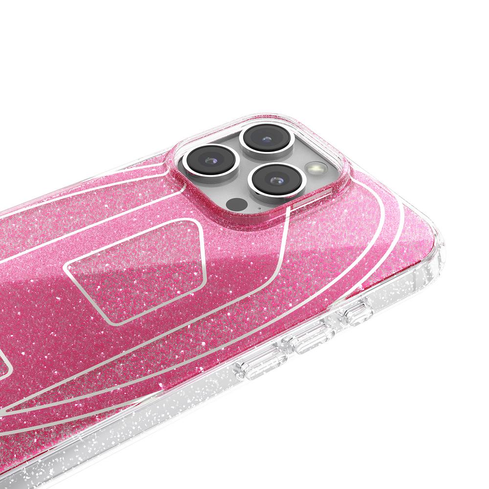 Diesel Iphone 16 Pro Max Uyumlu Oval D Simli Kılıf - Pembe