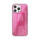 Diesel Iphone 16 Pro Max Uyumlu Oval D Simli Kılıf - Pembe