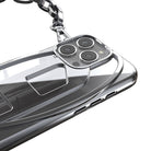 Diesel Iphone 16 Pro Uyumlu Oval D Parlak Zincirli Kılıf - Gümüş