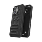 Diesel Iphone 16 Uyumlu 3D Biscotto Kılıf - Siyah