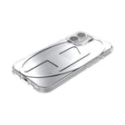 Diesel Iphone 16 Uyumlu Oval D Aynalı (Mirror) Kılıf - Gümüş