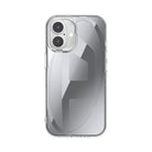 Diesel Iphone 16 Uyumlu Oval D Aynalı (Mirror) Kılıf - Gümüş