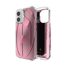 Diesel Iphone 16 Uyumlu Oval D Aynalı (Mirror) Kılıf - Pembe