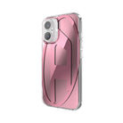 Diesel Iphone 16 Uyumlu Oval D Aynalı (Mirror) Kılıf - Pembe
