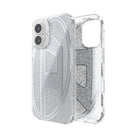 Diesel Iphone 16 Uyumlu Oval D Simli Kılıf - Gümüş