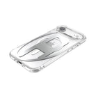 Diesel Iphone 17 Air Uyumlu Magsafe Destekli Oval D Metalik Kılıf - Gümüş