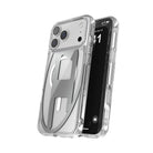 Diesel Iphone 17 Pro Uyumlu Max Magsafe Destekli Oval D Metalik Kılıf - Gümüş