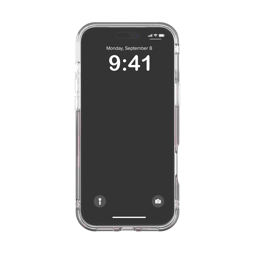 Diesel Iphone 17 Pro Max Uyumlu Magsafe Destekli Oval D Metalik Kılıf - Pembe