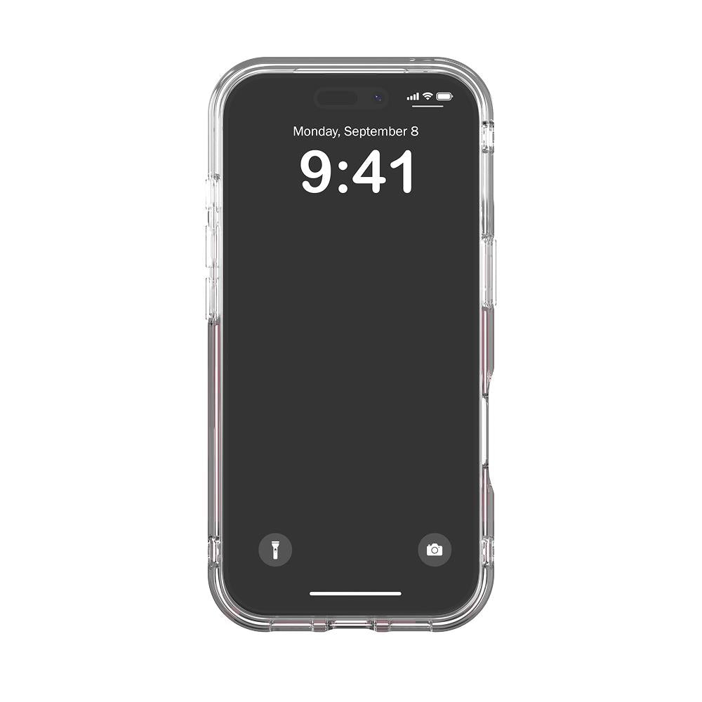 Diesel Iphone 17 Pro Uyumlu Magsafe Destekli Oval D Metalik Kılıf - Pembe