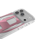 Diesel Iphone 17 Pro Uyumlu Magsafe Destekli Oval D Metalik Kılıf - Pembe