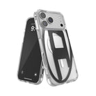 Diesel Iphone 17 Pro Max Uyumlu Magsafe Destekli Oval D Metalik Kılıf - Siyah
