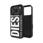 Diesel Iphone 17 Pro Uyumlu Magsafe Destekli Core Kalıplı Kılıf - Siyah/Beyaz