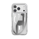 Diesel Iphone 17 Pro Uyumlu Magsafe Destekli Oval D Metalik Kılıf - Gümüş