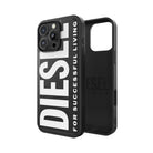 Diesel Iphone 16 Pro Max Uyumlu Magsafe Destekli Core Kalıplı Kılıf - Siyah/Beyaz