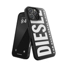 Diesel Iphone 16 Pro Max Uyumlu Magsafe Destekli Core Kalıplı Kılıf - Siyah/Beyaz