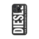Diesel Iphone 16 Pro Max Uyumlu Magsafe Destekli Core Kalıplı Kılıf - Siyah/Beyaz