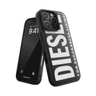 Diesel Iphone 16 Pro Uyumlu Magsafe Destekli Core Kalıplı Kılıf - Siyah/Beyaz