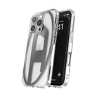 Diesel Iphone 16 Pro Uyumlu Oval D Mirror Şeffaf Kılıf - Şeffaf/Siyah