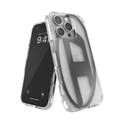 Diesel Iphone 16 Pro Uyumlu Oval D Mirror Şeffaf Kılıf - Şeffaf/Siyah