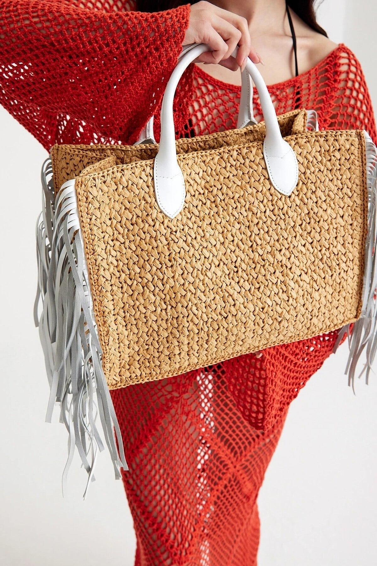 Hera Raffia Tote Bag - 2