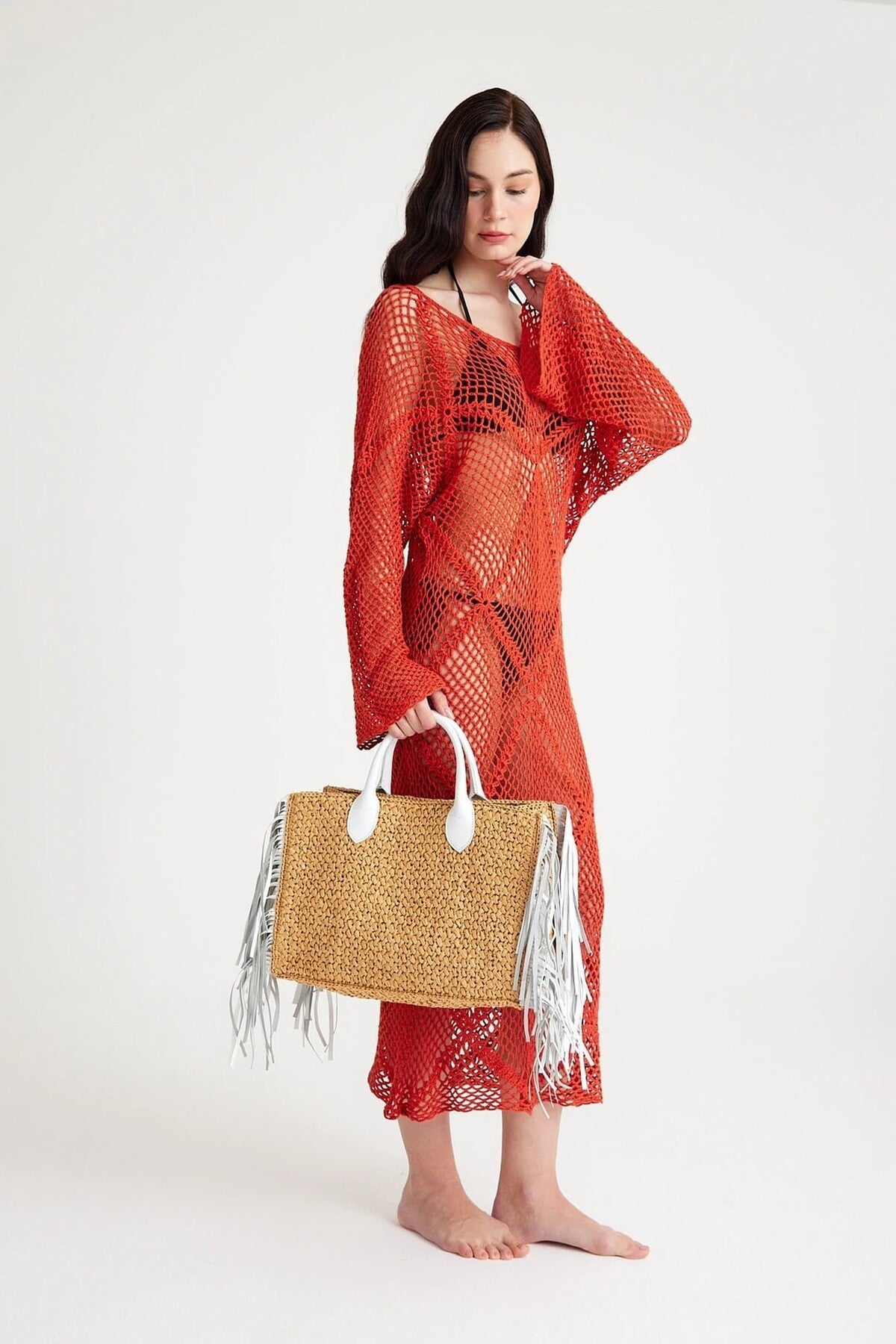 Hera Raffia Tote Bag - 3