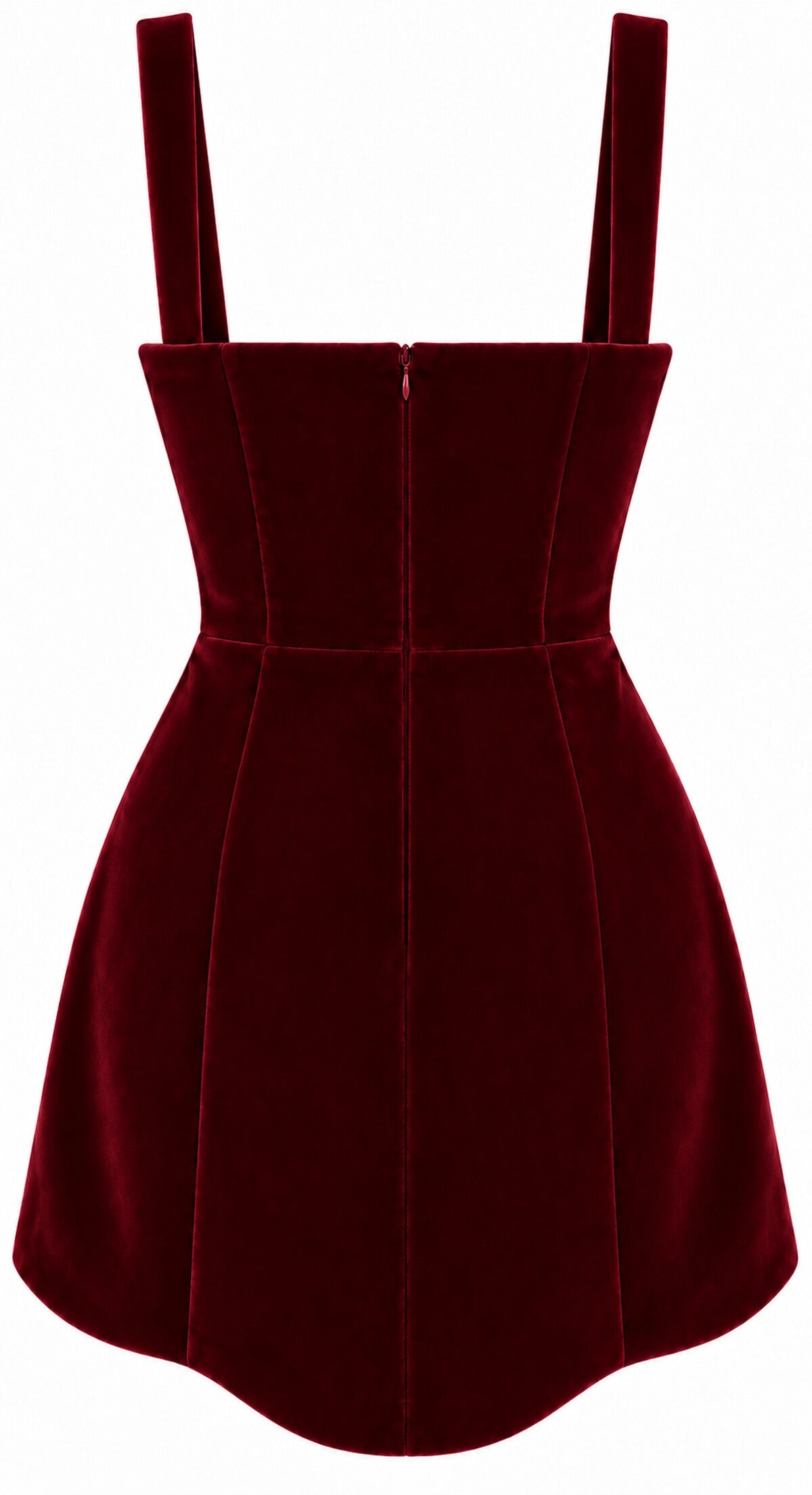 Sculpted Velvet Mini Dress