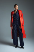Maxi Leather Coat - 0