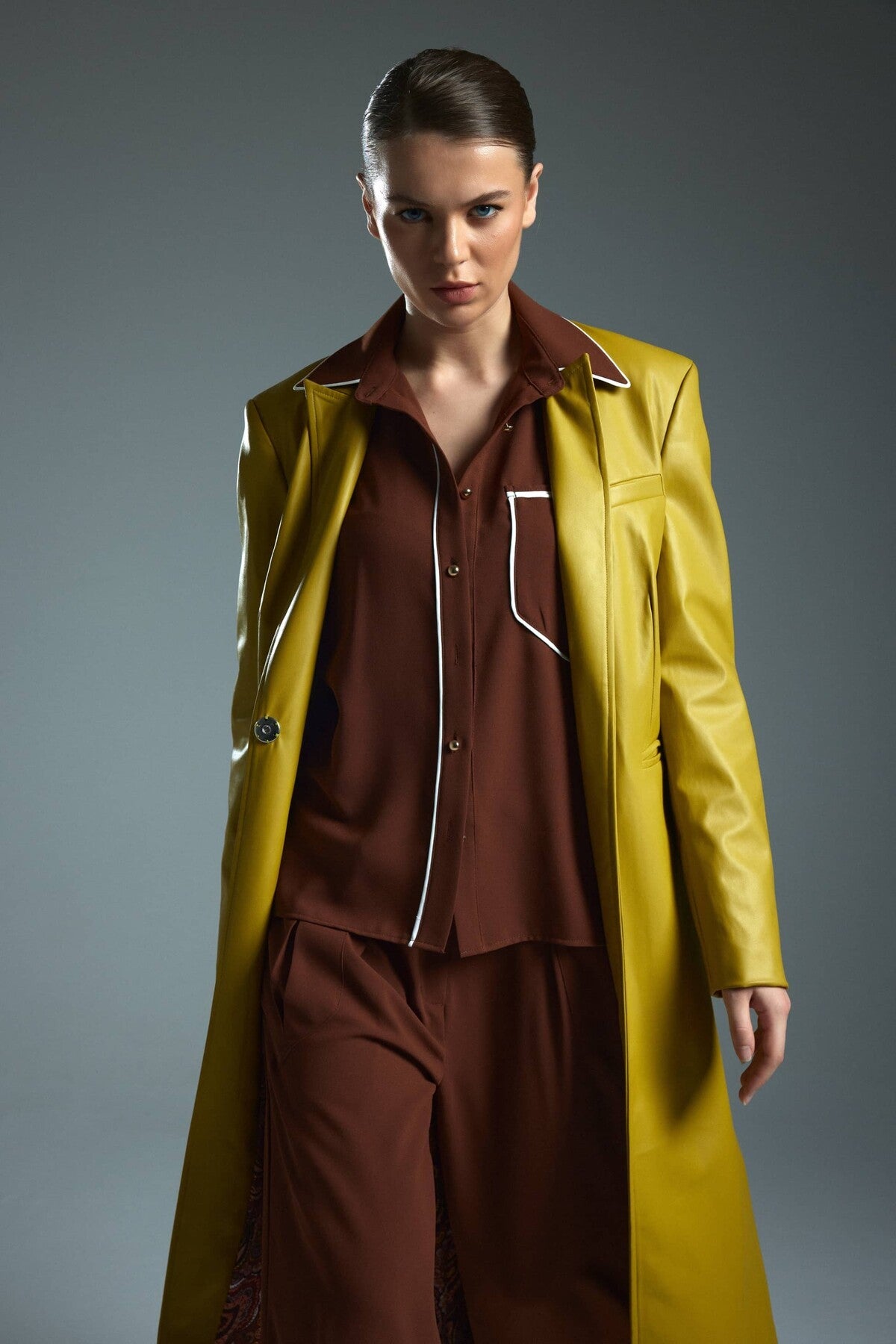 Maxi Leather Coat