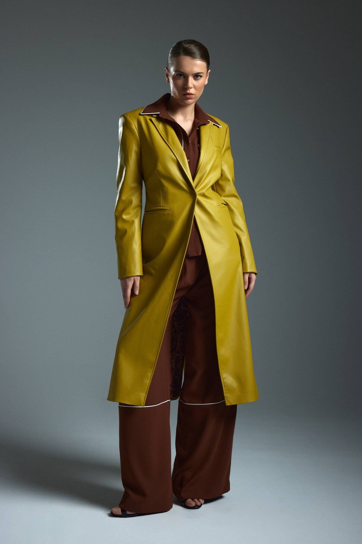 Maxi Leather Coat