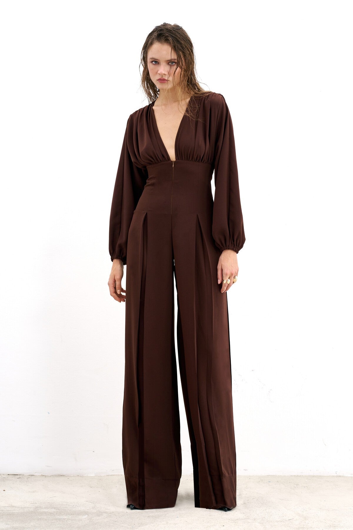 Mocha Mirage Jumpsuit