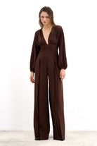 Mocha Mirage Jumpsuit