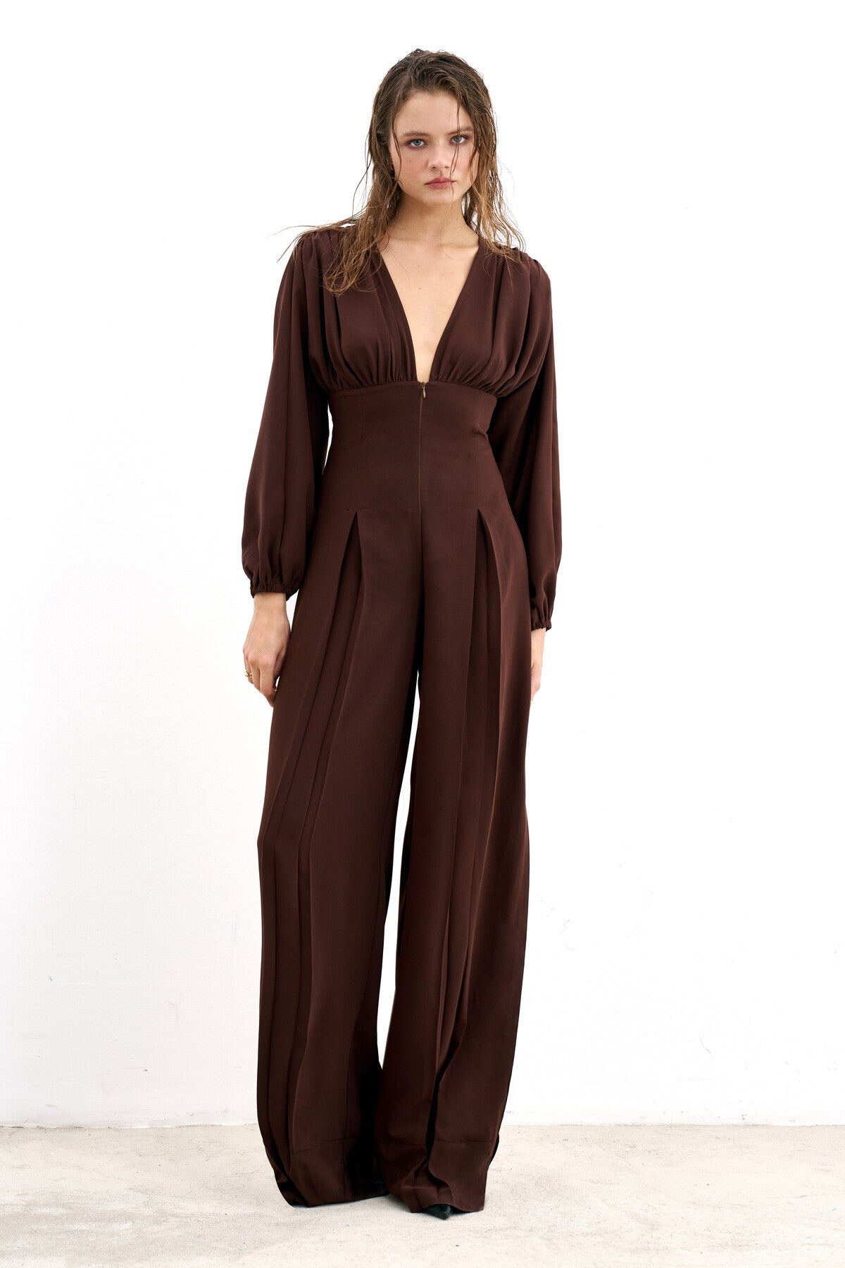Mocha Mirage Jumpsuit