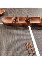 Dinnerdesign-Chroma Cinnamon Oval Amerikan Servis 36x49 cm-Sunum Aksesuarları-3-Milagron.com