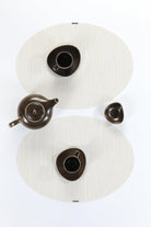 Dinnerdesign-Illusion Pearl Oval Amerikan Servis 36x49 cm-Sunum Aksesuarları-1-Milagron.com