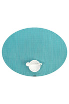Dinnerdesign-Infinity Teal Oval Amerikan Servis 36x49 cm-Sunum Aksesuarları-1-Milagron.com