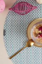 Dinnerdesign-Lino Aqua Oval Amerikan Servis 36x49 cm-Sunum Aksesuarları-3-Milagron.com