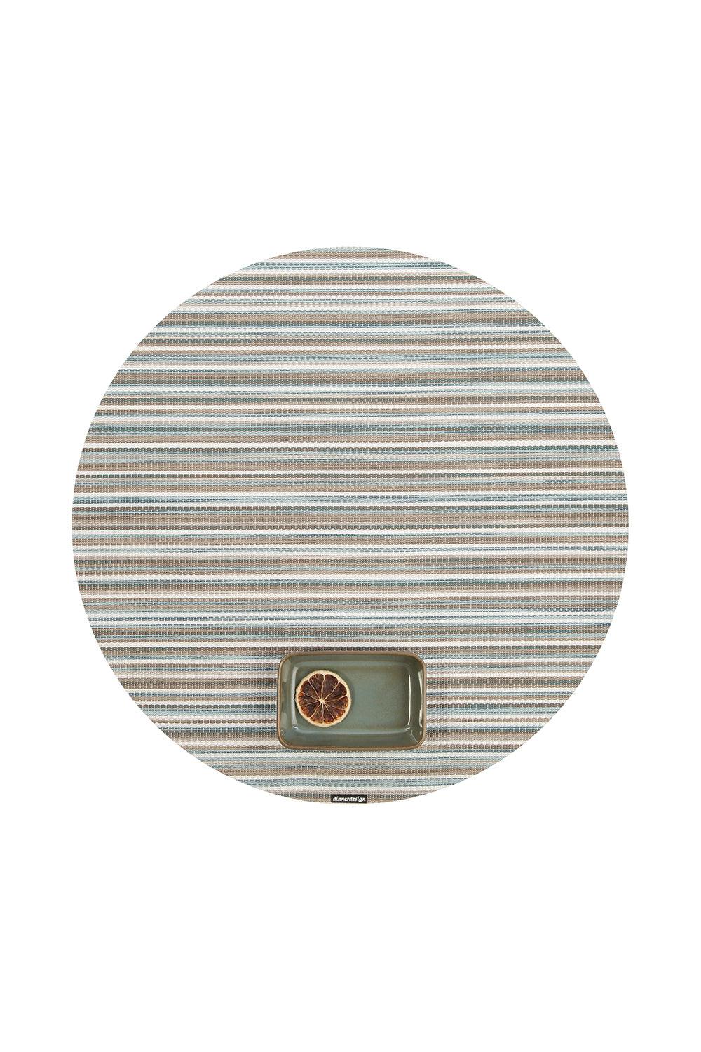 Dinnerdesign-Stripe Willow Yuvarlak Amerikan Servis 40 cm-Sunum Aksesuarları-2-Milagron.com