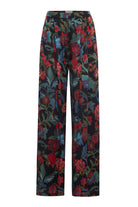 Direct Message-Black Roses Trousers-Pantolon-1-Milagron.com