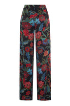 Direct Message-Black Roses Trousers-Pantolon-2-Milagron.com