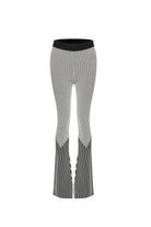 Direct Message-Georgia Knitted Trousers - Black & White-Pantolon-1-Milagron.com