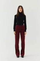 Disq London-Chilli Velvet Pants-Pantolon-1-Milagron.com