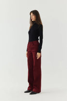 Disq London-Chilli Velvet Pants-Pantolon-2-Milagron.com