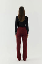 Disq London-Chilli Velvet Pants-Pantolon-3-Milagron.com