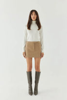 Disq London-The Tailored Mini Skirt-Etek-1-Milagron.com