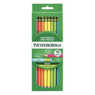 Dixon Ticonderoga-The World's Best Pencil Neon New 10'lu Kurşun Kalem-Ahşap Kurşun Kalem-1-Milagron.com
